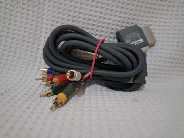 CABO VIDEO COMPONENTE XBOX 360 ORIGINAL - Foto 2