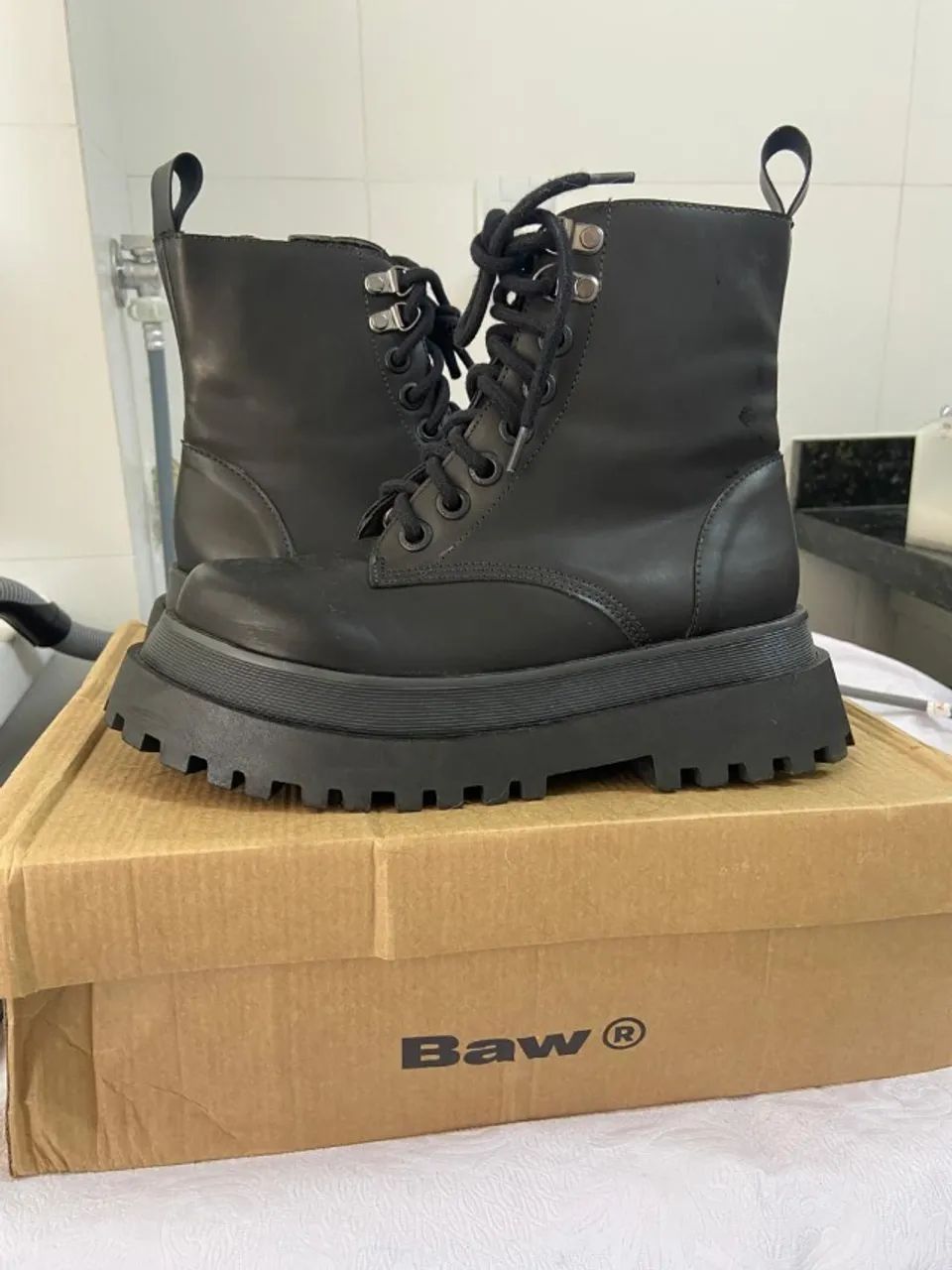 Bota preta baw 35 - Foto 3