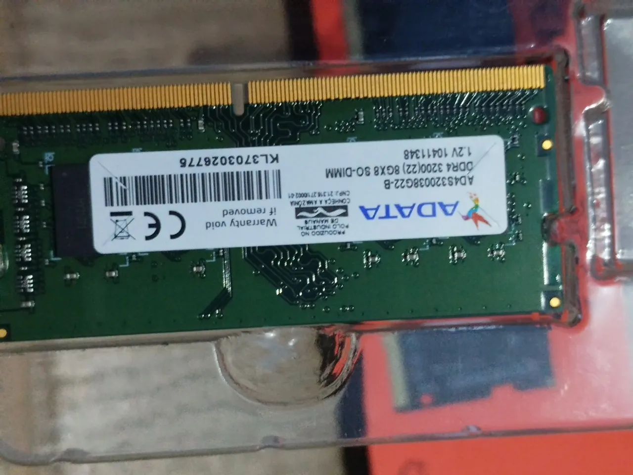 ? Memória RAM ADATA 8GB DDR4 3200MHz SO-DIMM Notebook - Foto 2