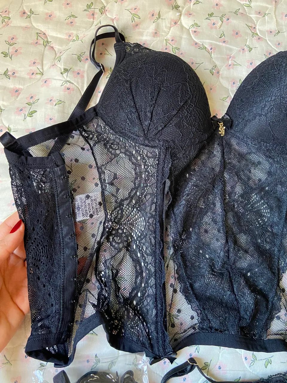 Conjunto cinta liga lingerie  - Foto 4