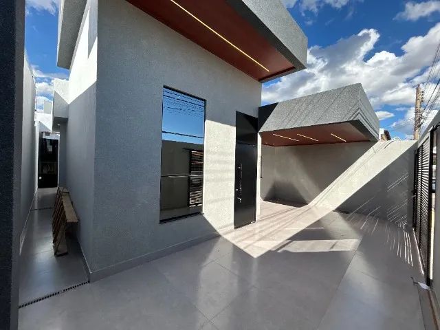 casa nova 3 quartos, sendo 1 suite