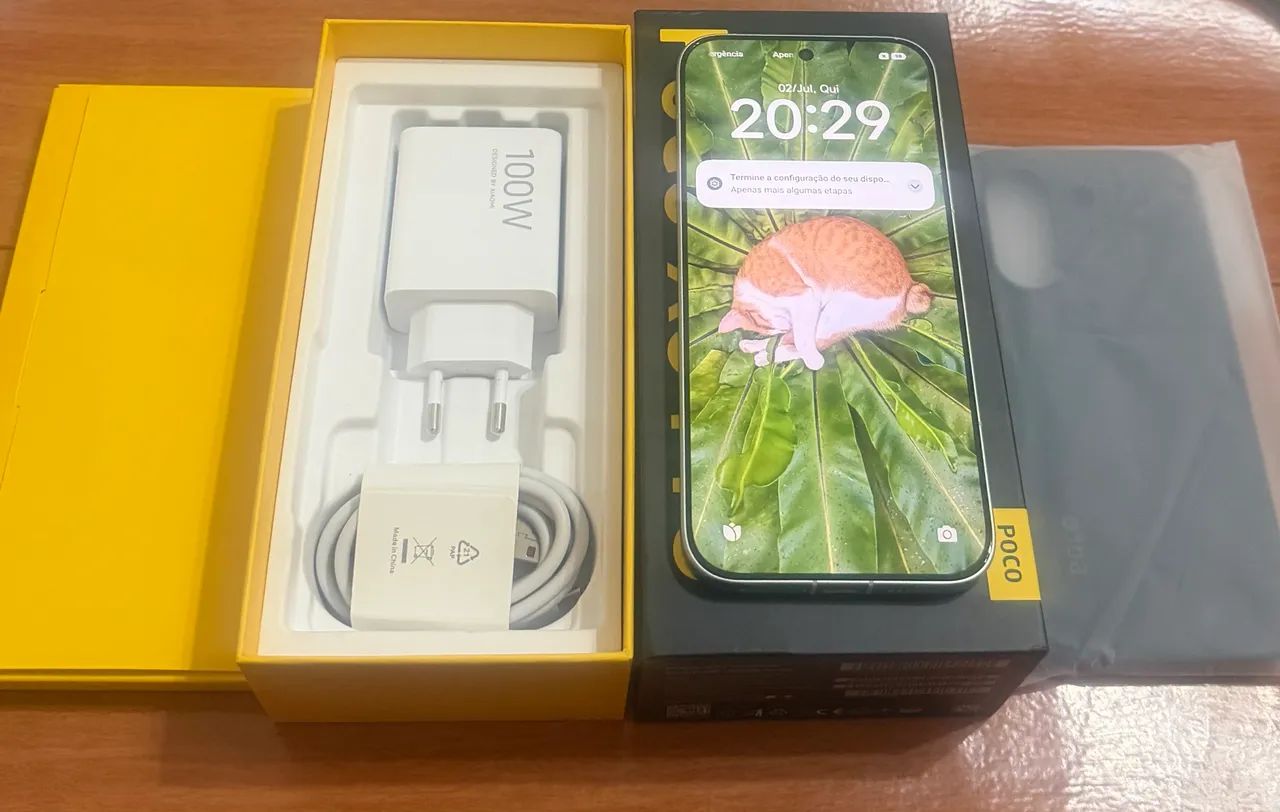 Lindíssimo Celular Xiaomi Poco X8 Pró novo - Foto 5