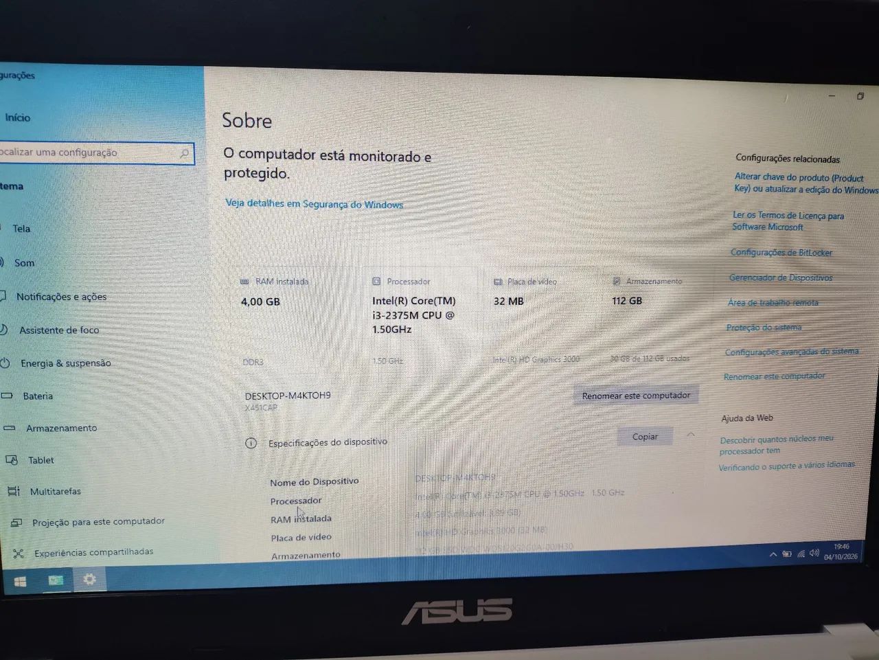 Notebook Asus i3 - Foto 4