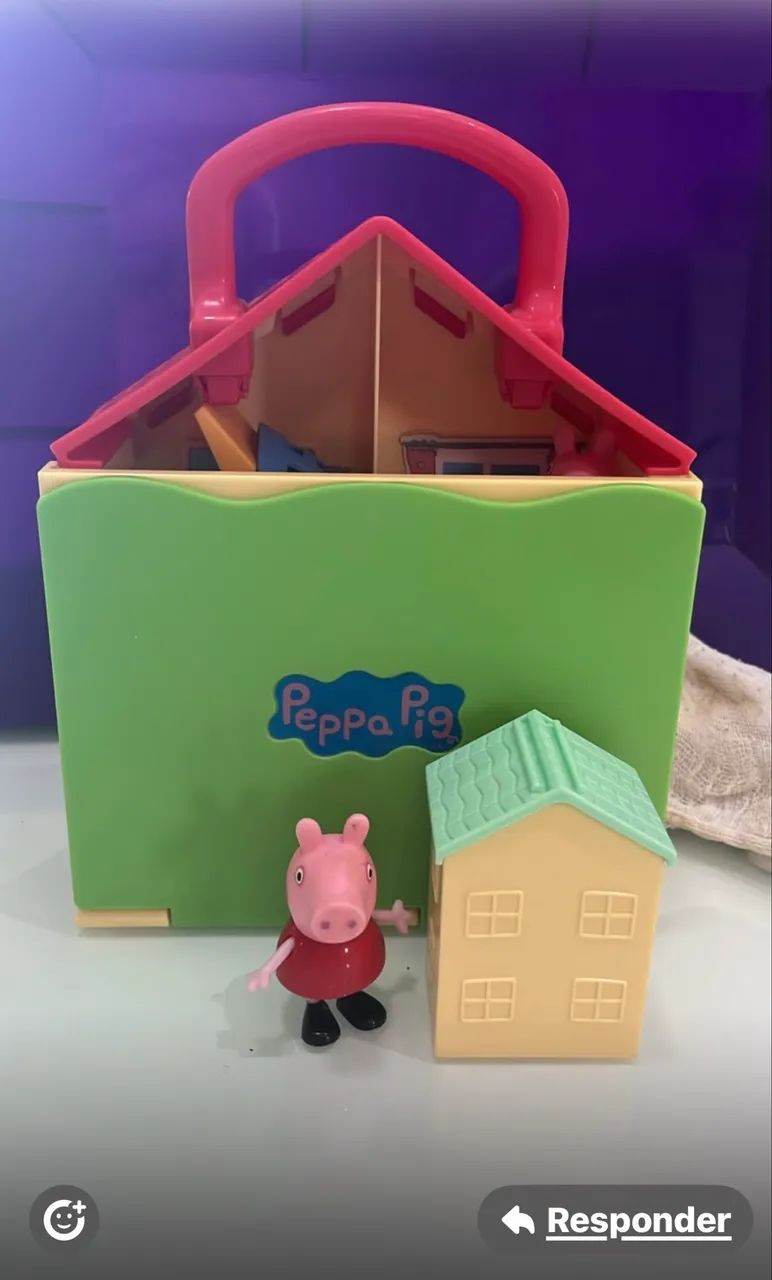 Casa da peppa com bonecos e acessórios  - Foto 2