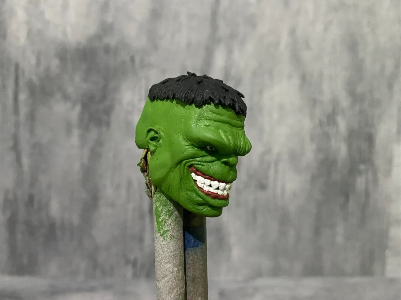 Head custom the Hulk action figures marvel legends e outros  - Foto 4