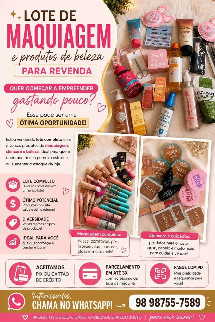 Lote de Maquiagem 