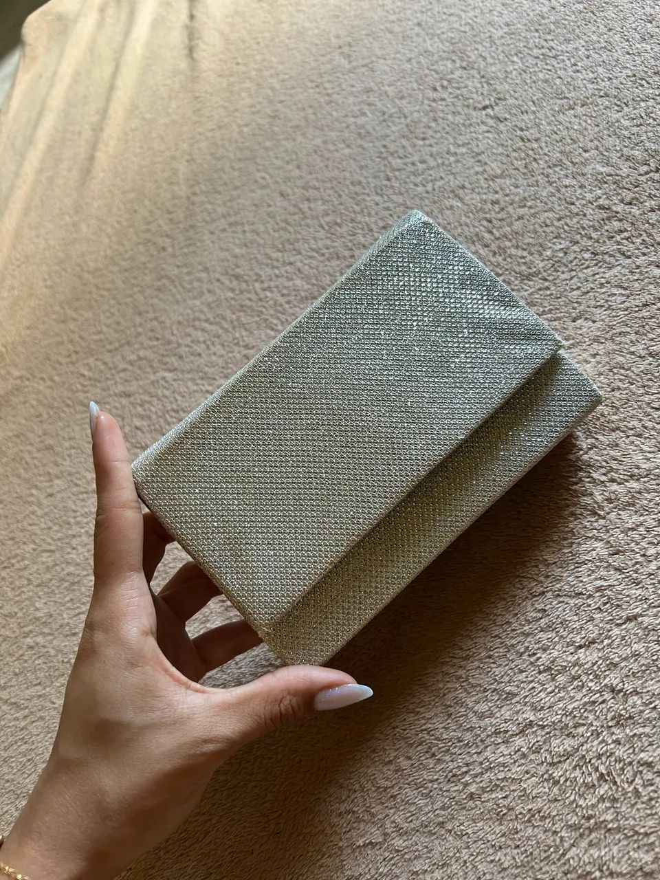 Bolsinha de mão com glitter  - Foto 3