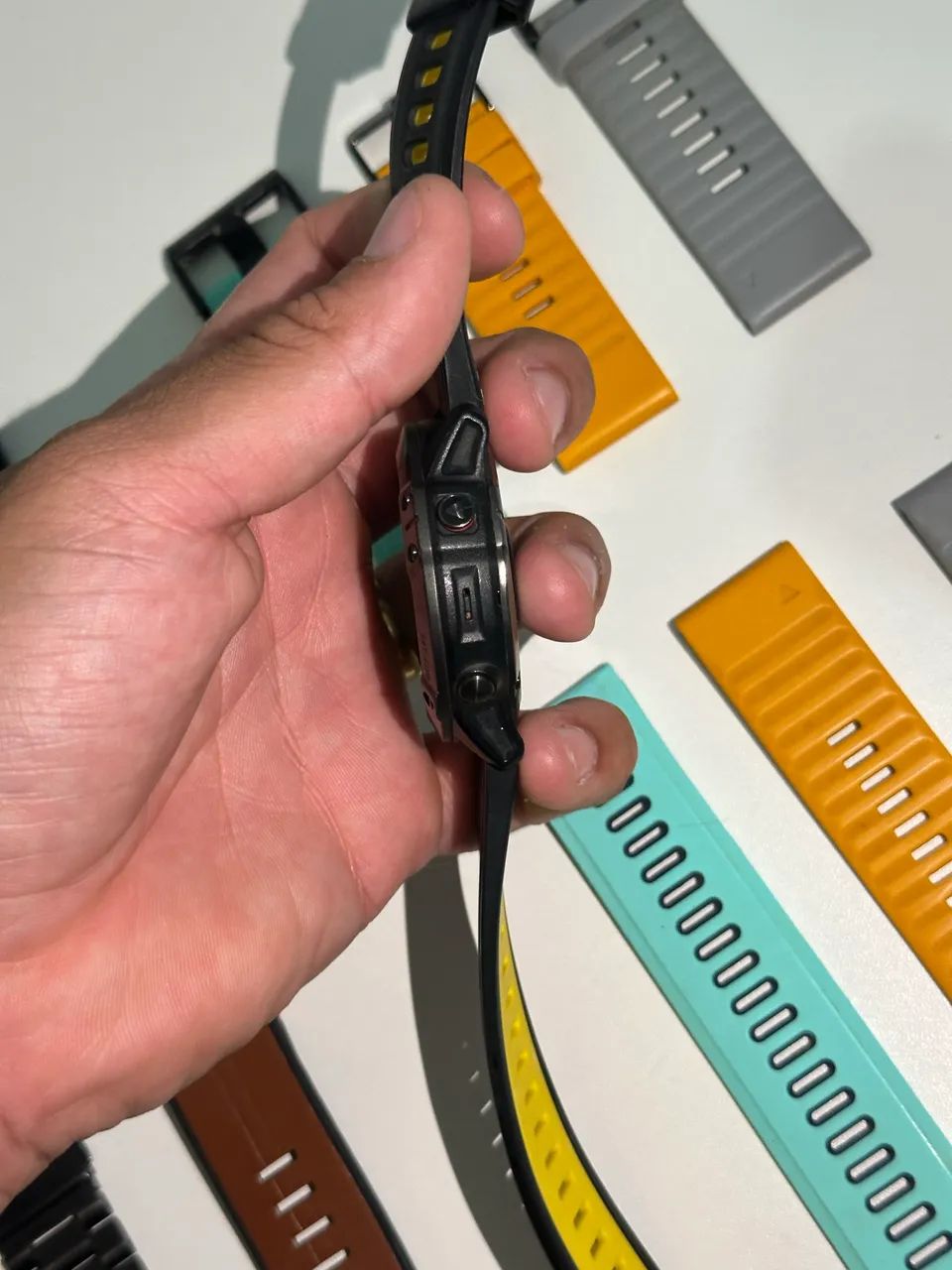 Garmin Fênix 6X Pro Sapphire - Completo | Impecável | 5 Pulseiras - Foto 5