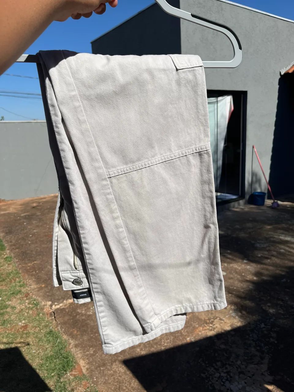 PROMOÇÃO CALÇA BAGGY CARGO BEGE 42 - Foto 3