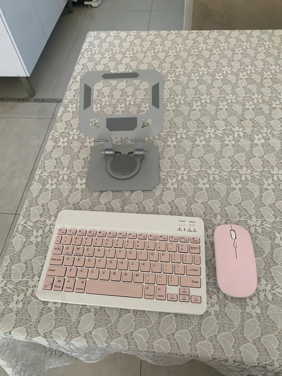 Teclado para tablete e suporte  - Foto 3