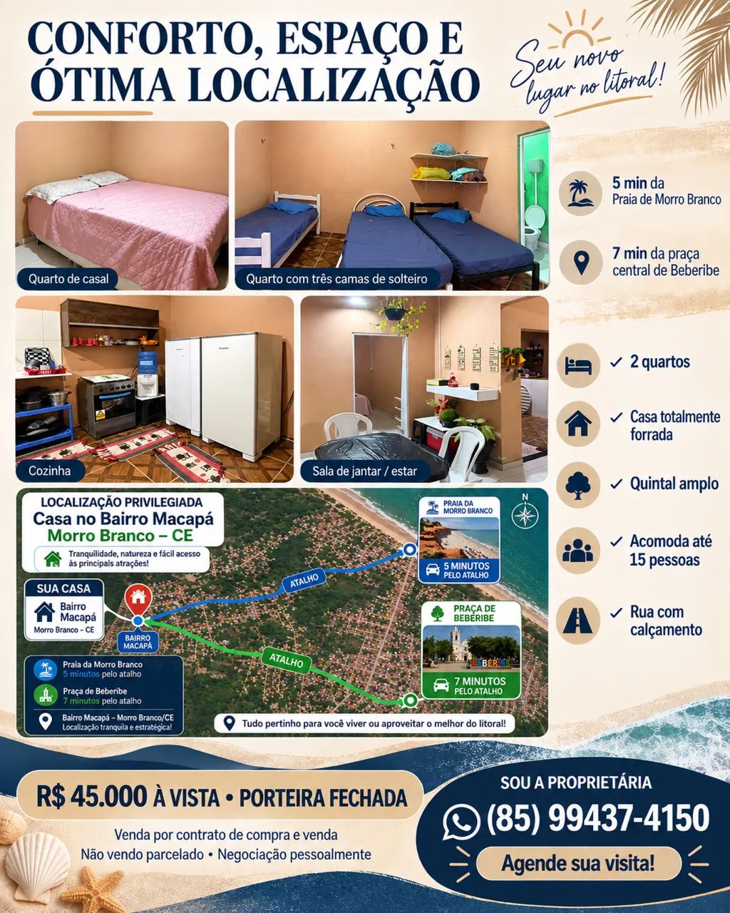 Casa em Beberibe / Macapá Morro Branco  - Foto 2