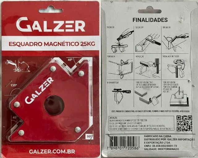 Máquina de Solda Portátil 200A Profissional + Máscara Automática + Esquadro Magnético 25kg - Foto 3