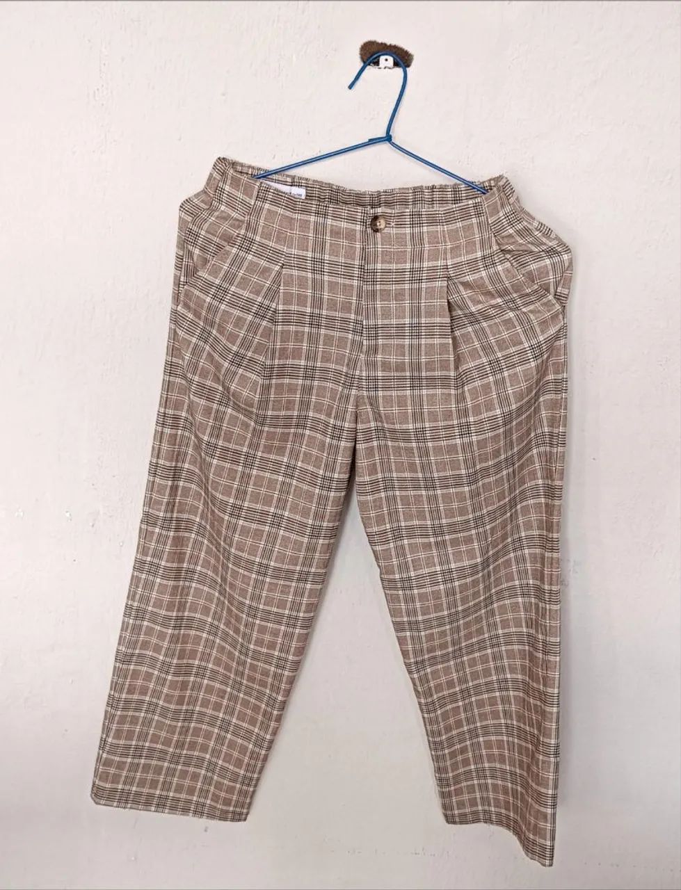 Calça Zara Xadrez 