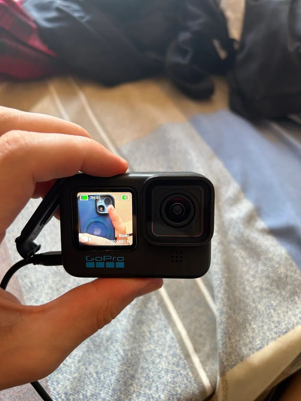 Câmera GoPro 10 hero black + 64gb cartão de memória 