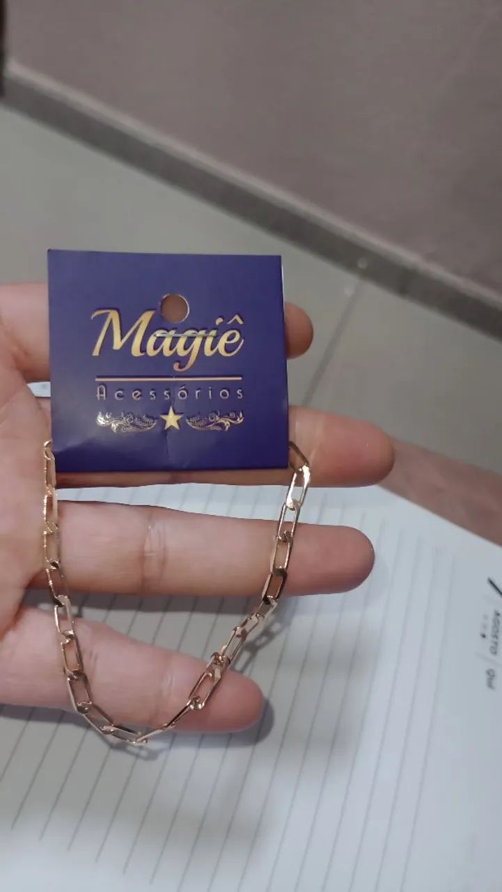 Pulseira banhada 