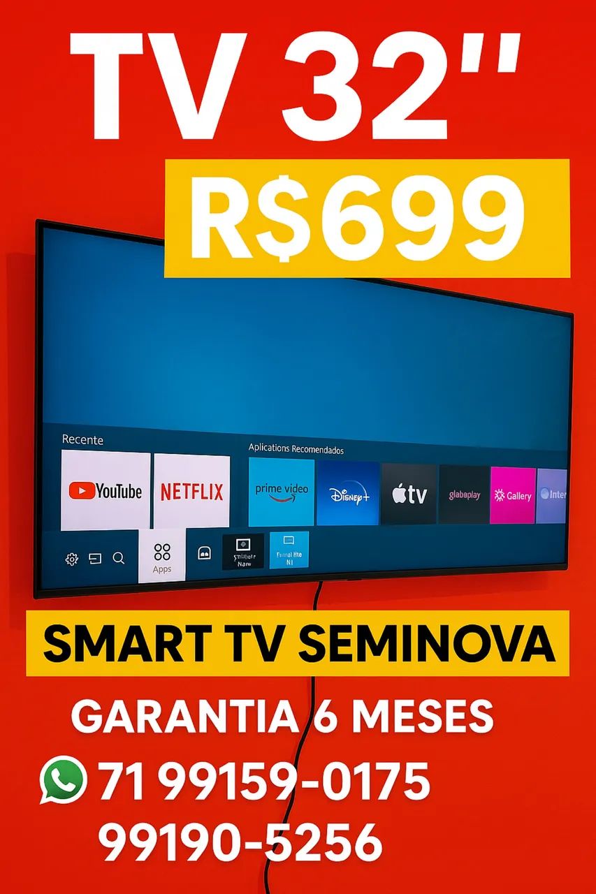 Tv smart 32 zerada - Foto 2