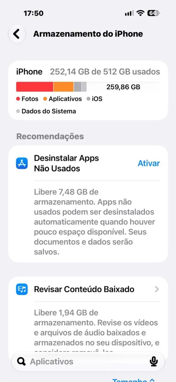 iPhone 17 pro max 512gb - prata - Foto 3