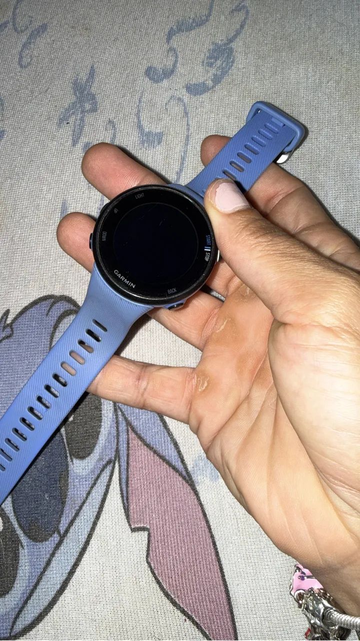 Relógio garmin 45s azul  - Foto 5