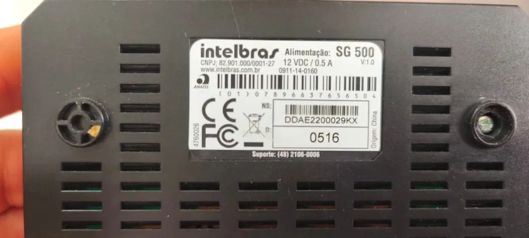 Switch Intelbras Gigabit Ethernet 5 Portas SG 500 - Foto 3