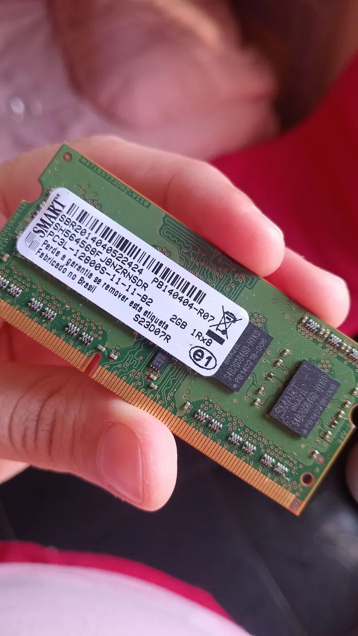 Memória RAM SMART DDR2 2GB para Notebook.