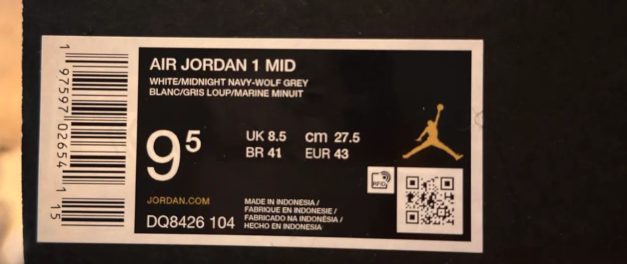 Nike Jordan 1 MID ( genuíno comprado nos EUA)  - Foto 3