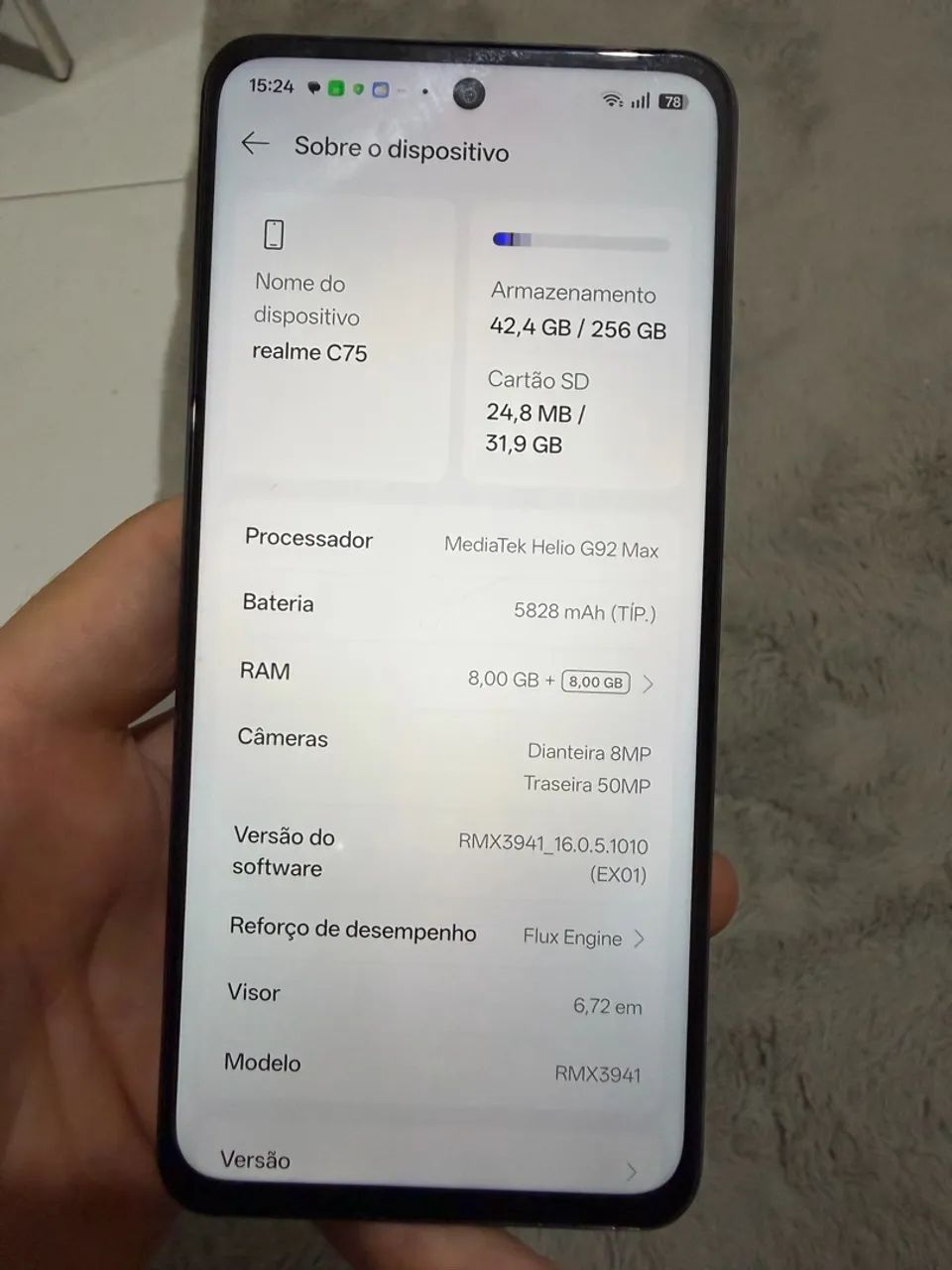 Smartphone Realme C75 - Foto 4