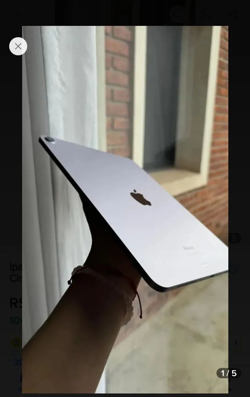 Ipad Air M4, 11 Polegadas, Wi-Fi, 256 GB, quase sem uso. Imperdível! - Foto 5