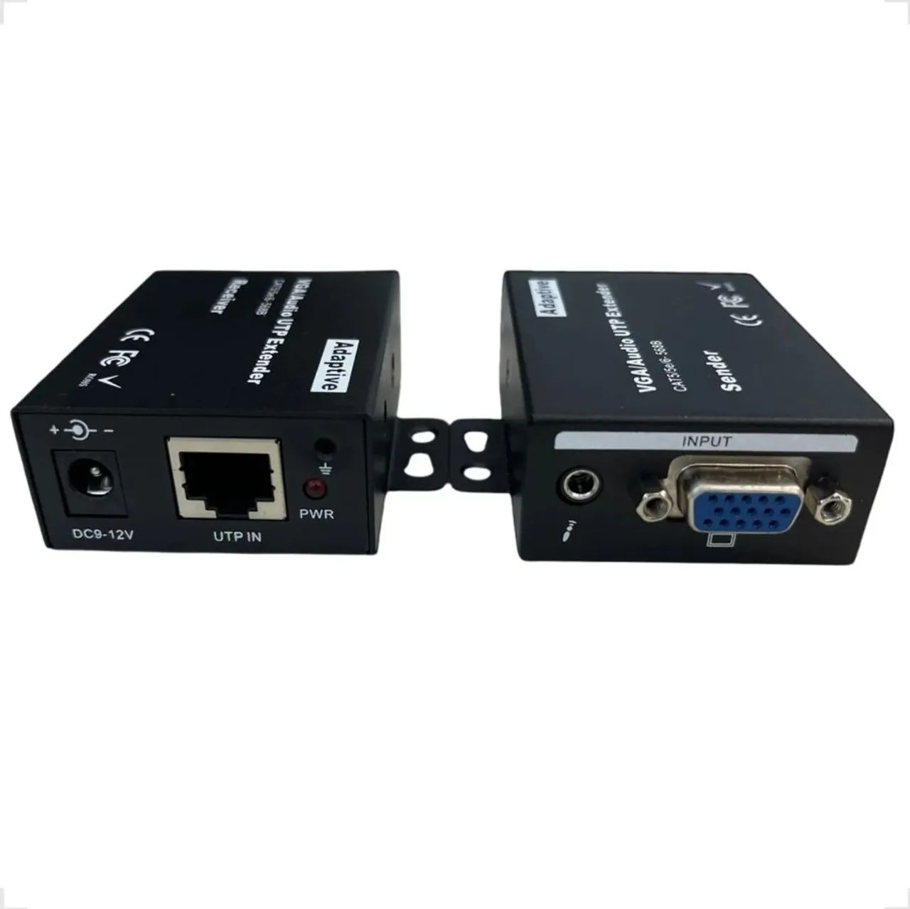 Extensor  Extender VGA até 100 metros UTP Cat5e/6 com Áudio - Foto 2