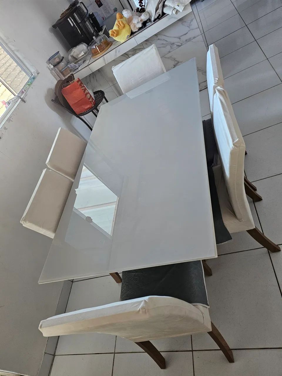Mesa 6 Lugares Vidro