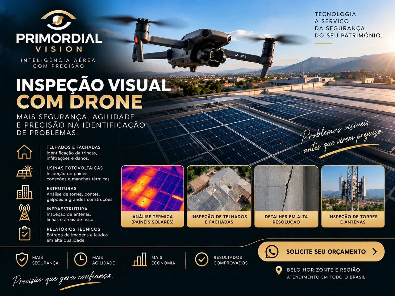Serviço de captaçao de imagens com drones e inspeções - Foto 2