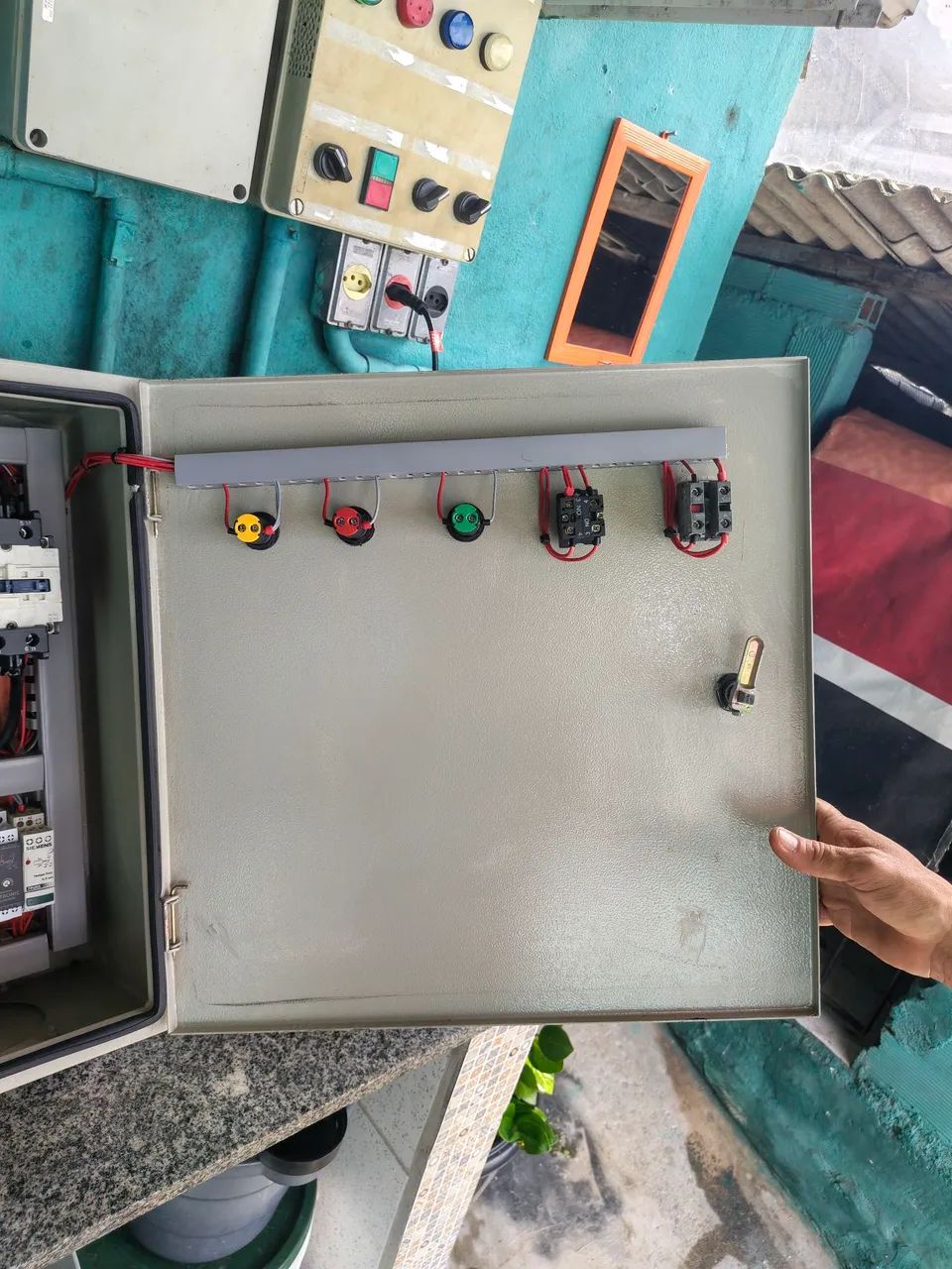 Quadro de comando partida estrela triângulo, trifásica  - Foto 3
