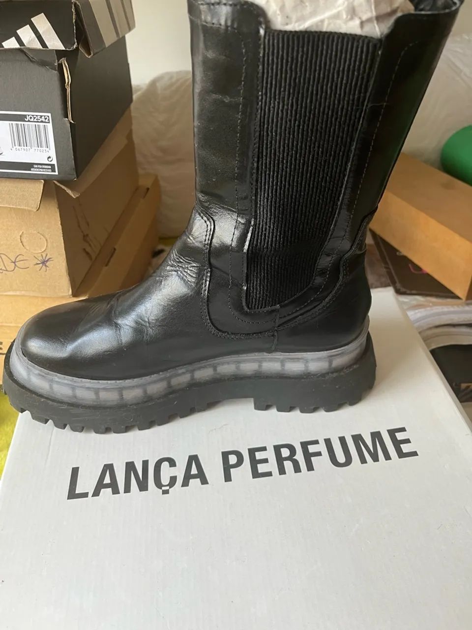 Bota couro