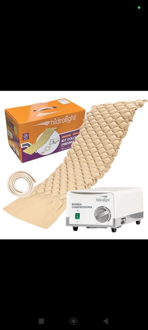 02 colchões pneumáticos antiescaras Hidrolight e Dellamed. - Foto 2