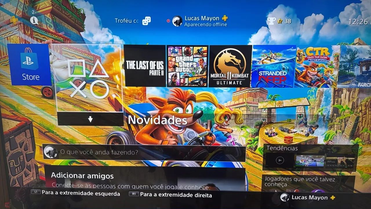 Ps4 fat 500gb + 2 controles - Foto 2