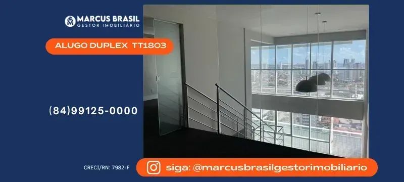 Sala Comercial 107m² no Themis Tower | Próx. Fórum Natal | 4 Ambientes e Garagens - Foto 12
