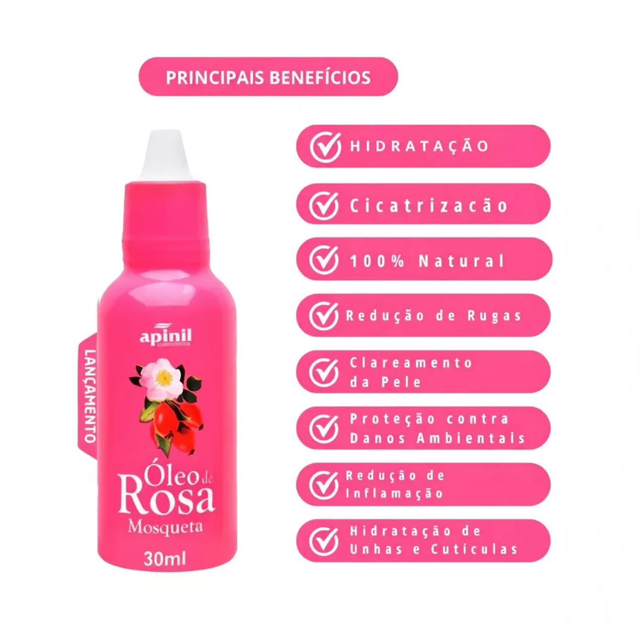Óleo de Rosa Mosqueta 30ml - Foto 3