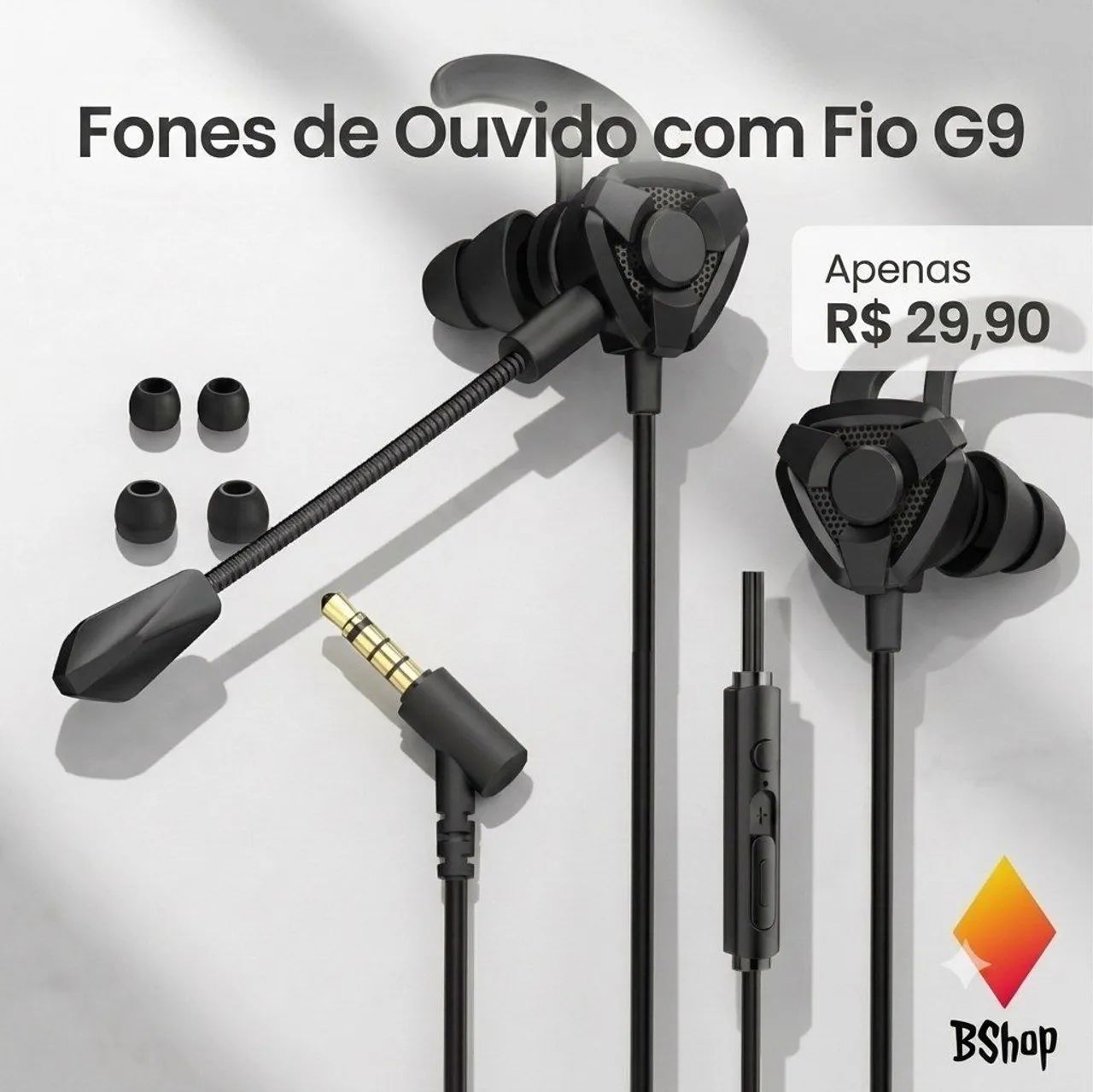 Fone gamer G9