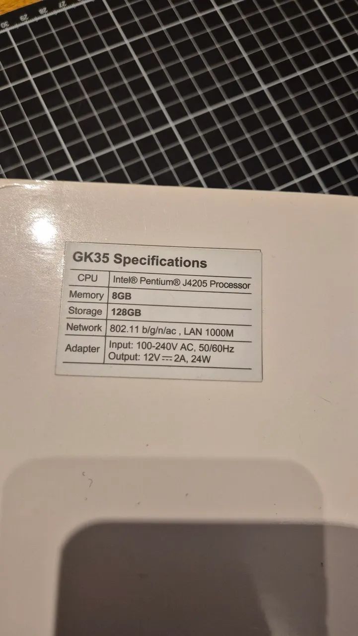 Mini PC Beelink GK35 Intel NUC J4205 128gb SSD 8gb RAM - Foto 2