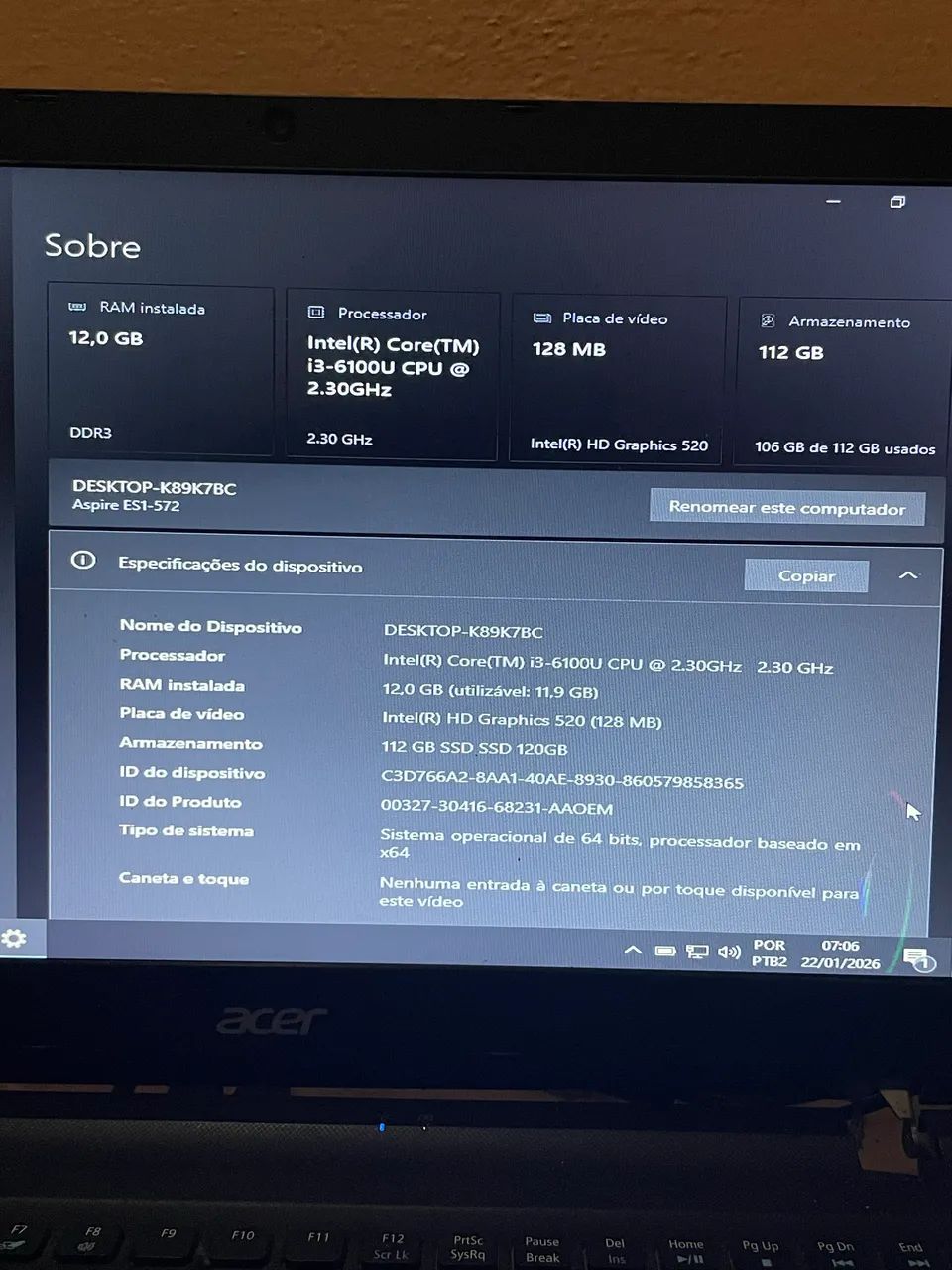 Notebook Acer  - Foto 2