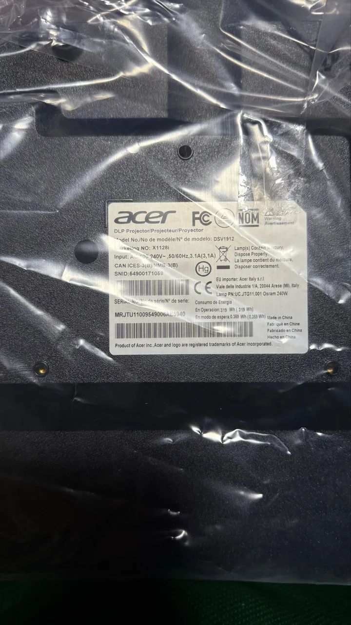 Projetor Acer profissional 