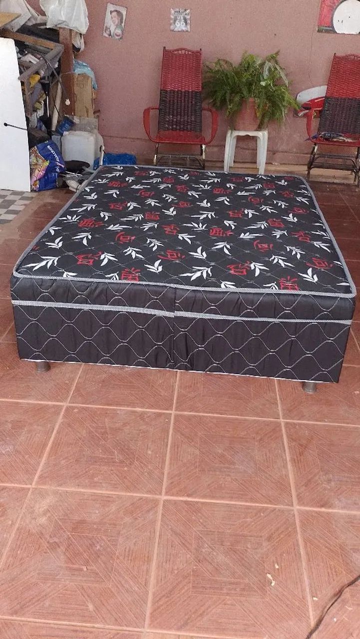 Vendo essa cama  box casal.nova - Foto 2