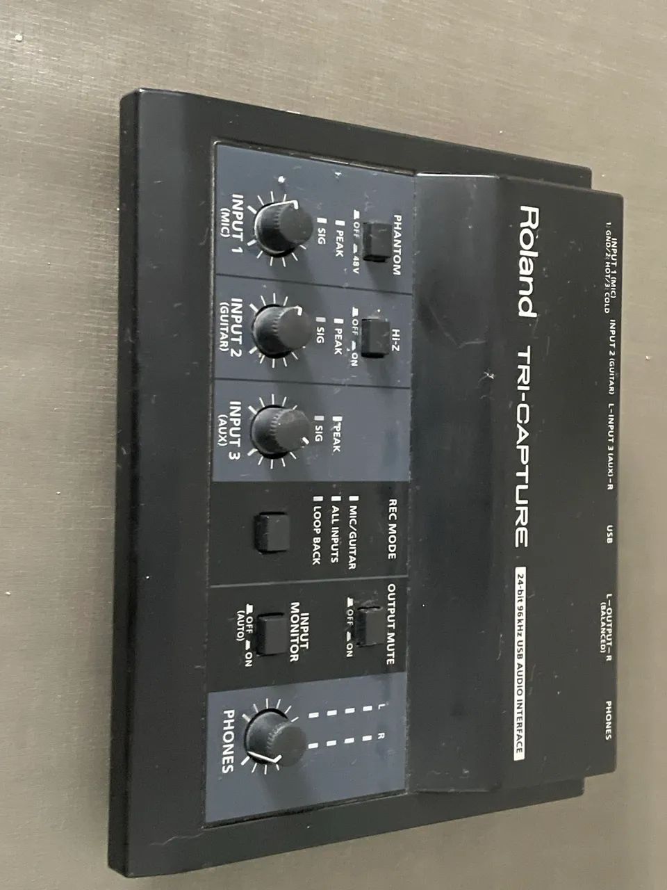 Roland tri capture interface - Equipamentos e Acessórios de Som