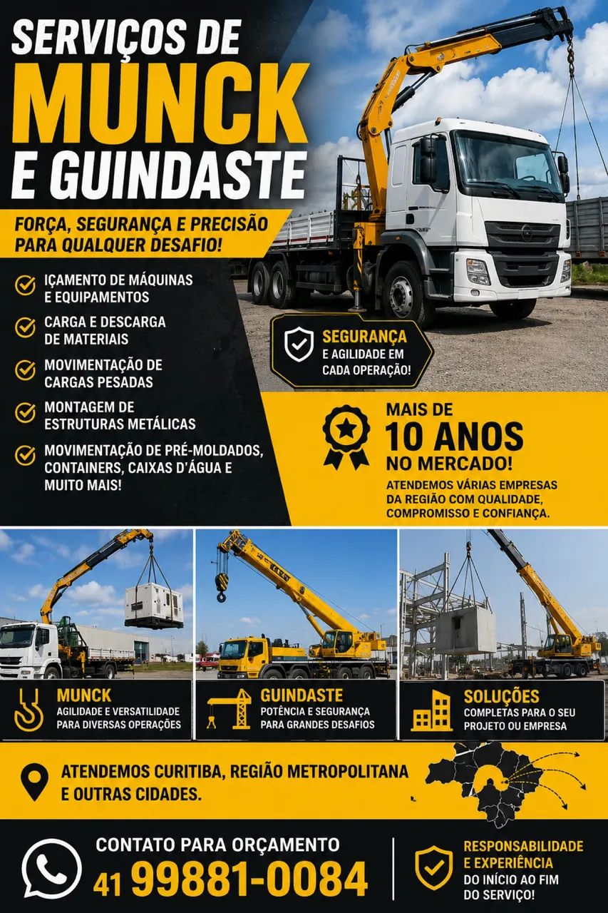 SERVIÇOS DE MUNCKS E GUINDASTES  - Foto 2