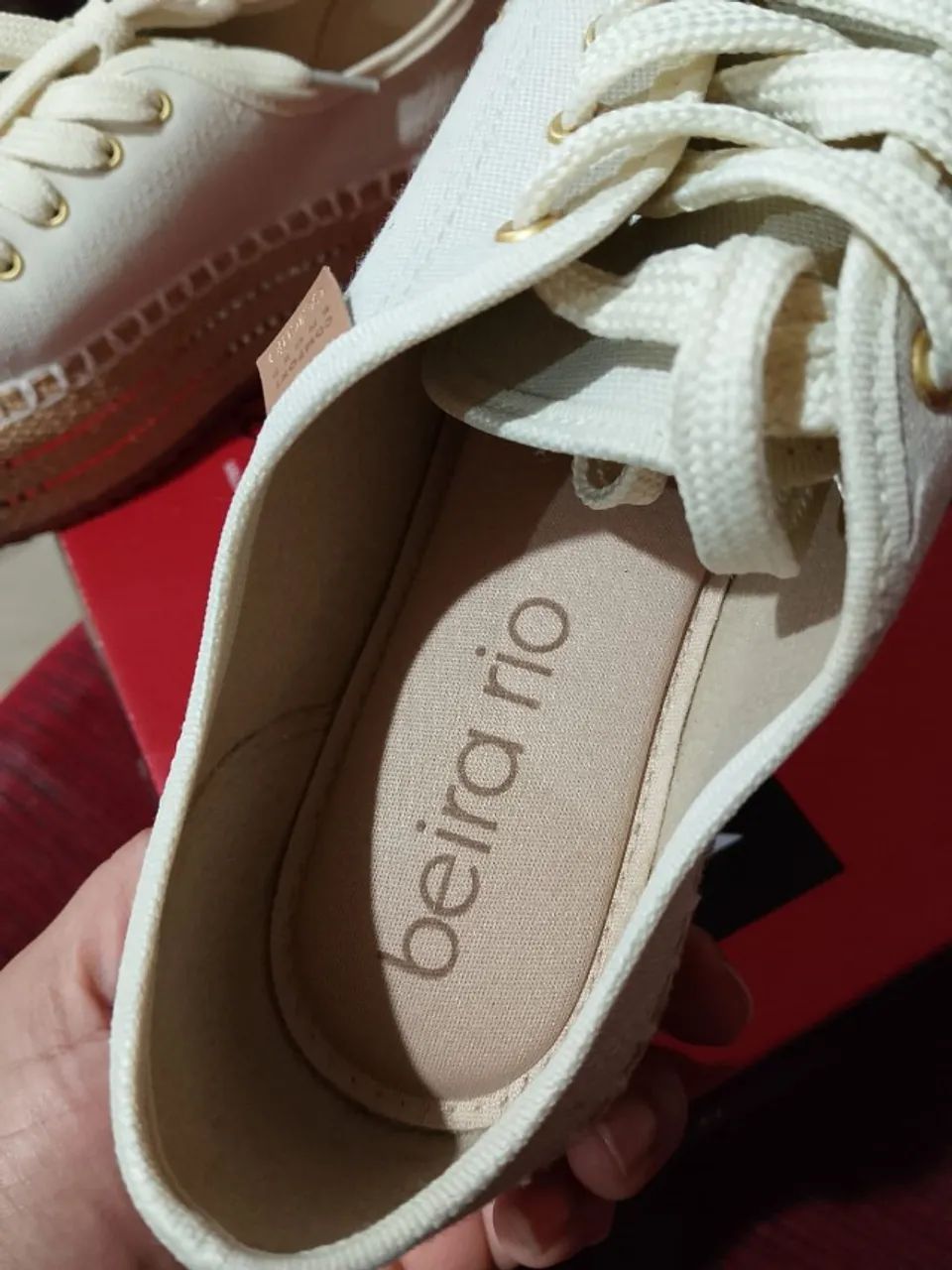Tenis beira Rio liso casual branco - Foto 2