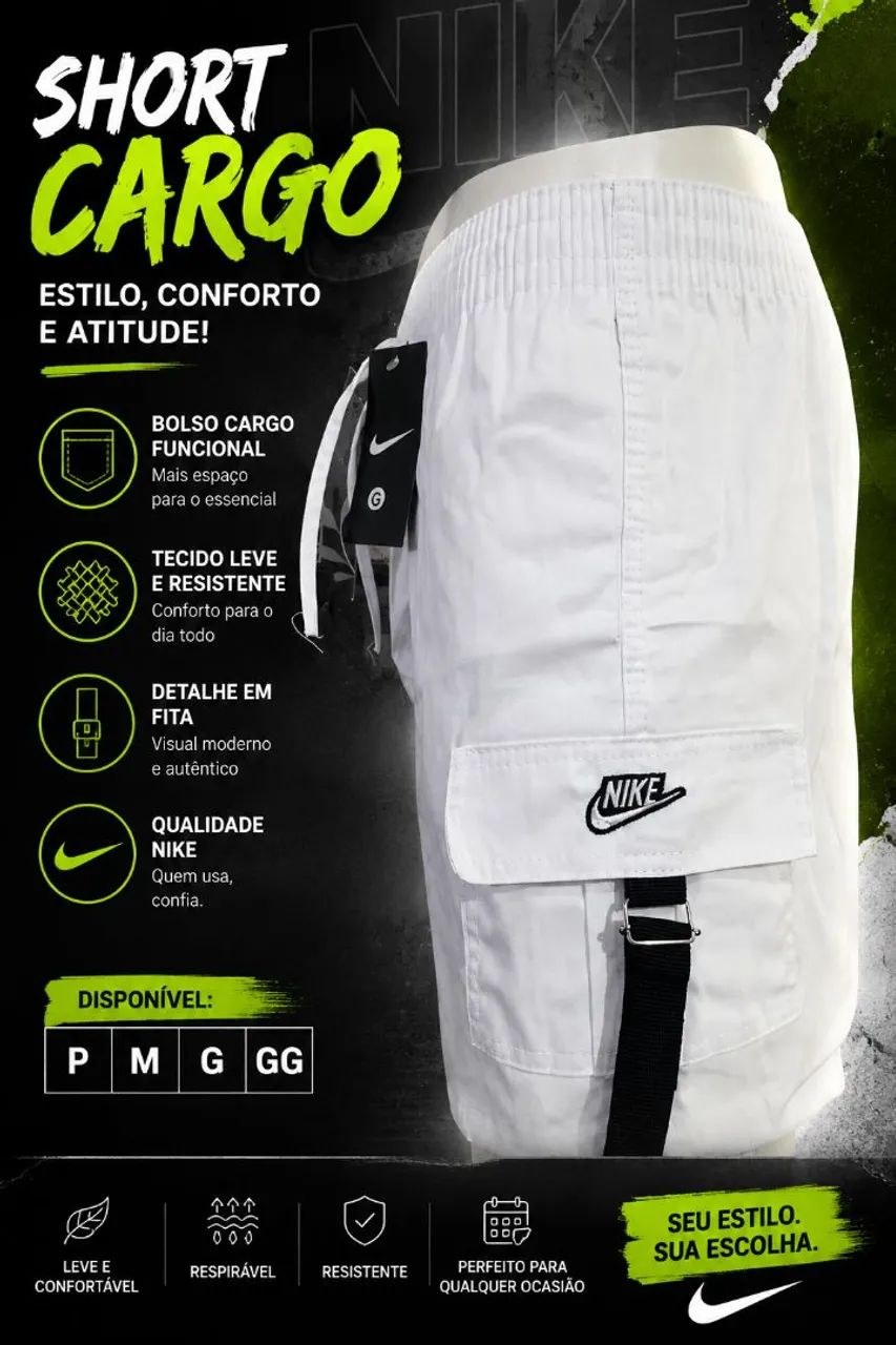 Bermuda cargo Nike 