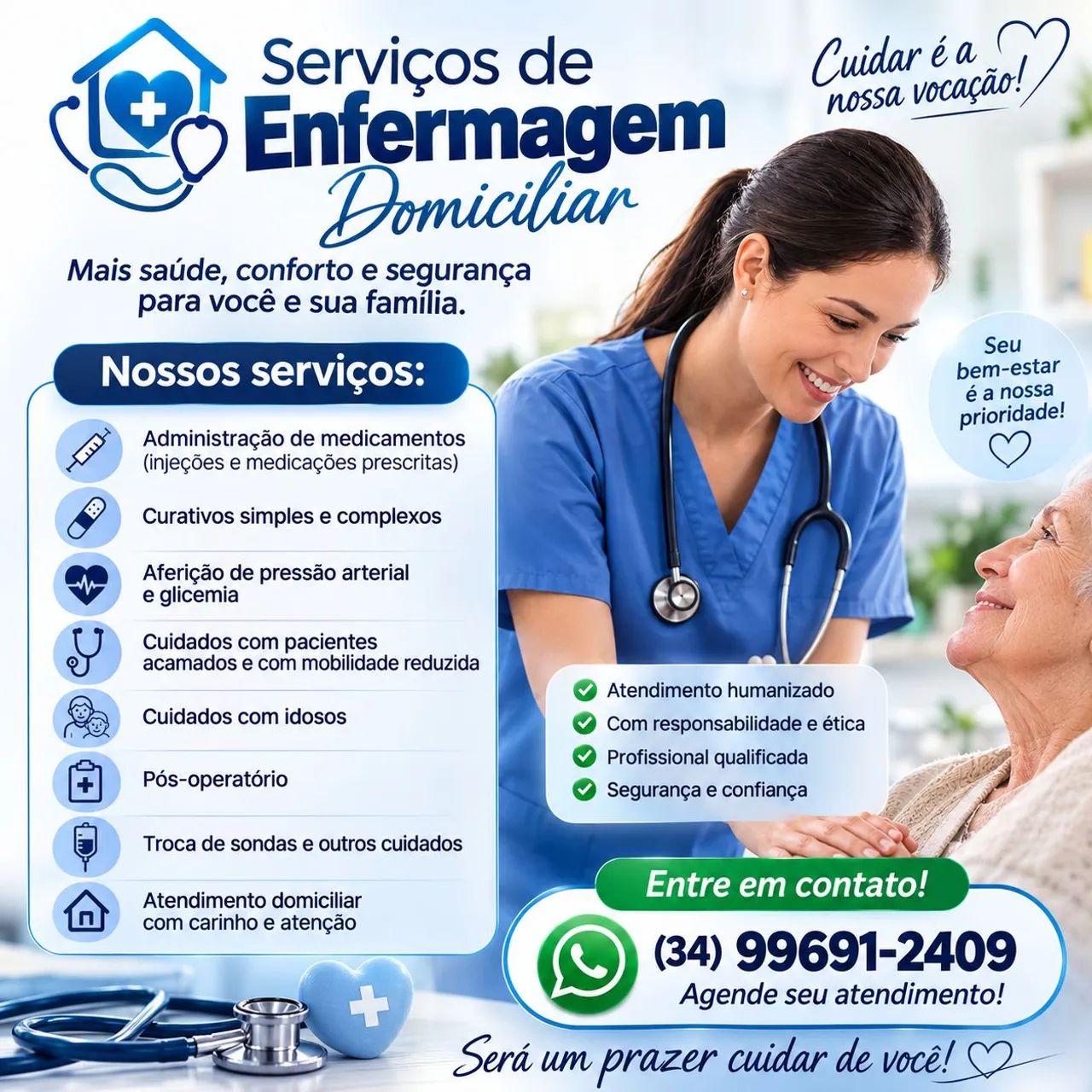 SERVIÇOS DE ENFERMAGEM DOMICILIAR 
