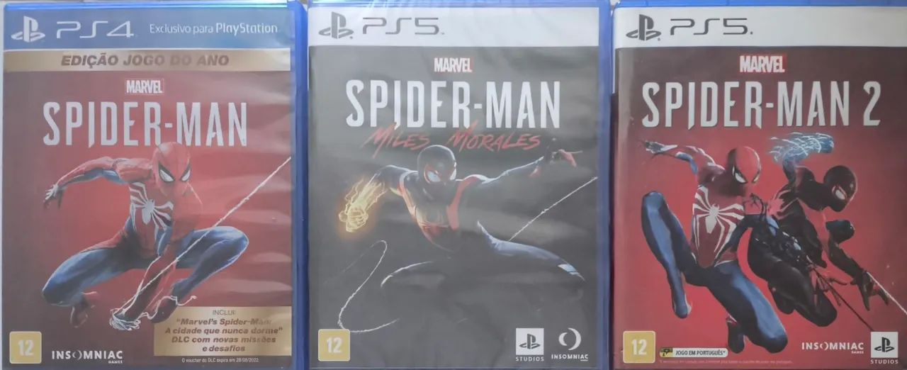 Trilogia Spider Man PS5