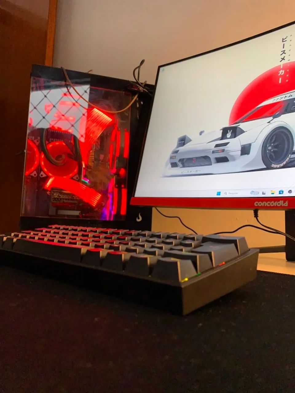 PC COMPLETO COM RTX3060 12GB 16GBDDR4 MONITOR CURVO - Foto 4