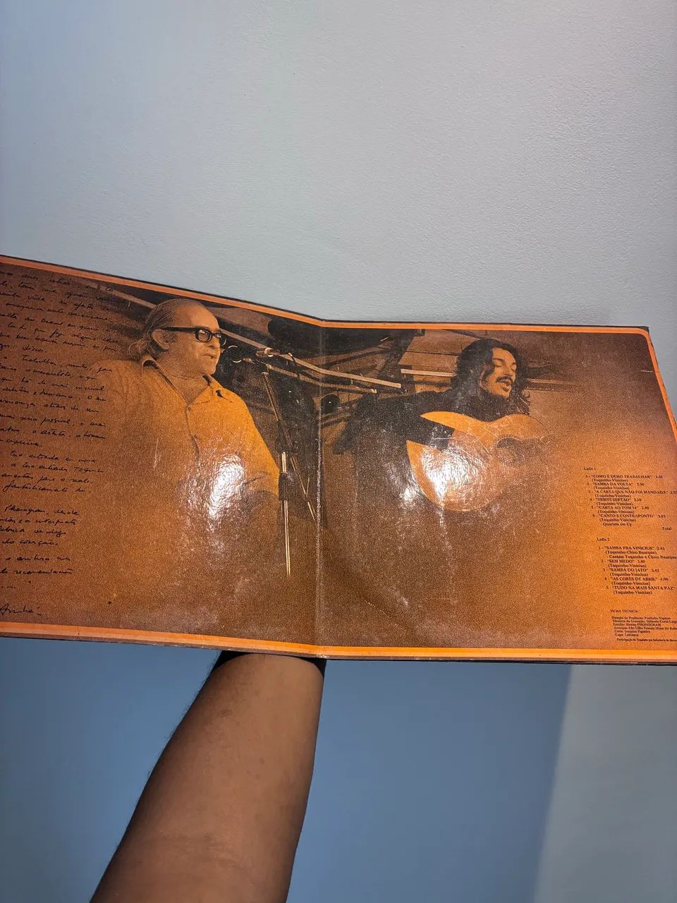 Disco Vinil Vinicius e Toquinho | Disco MPB - Foto 3