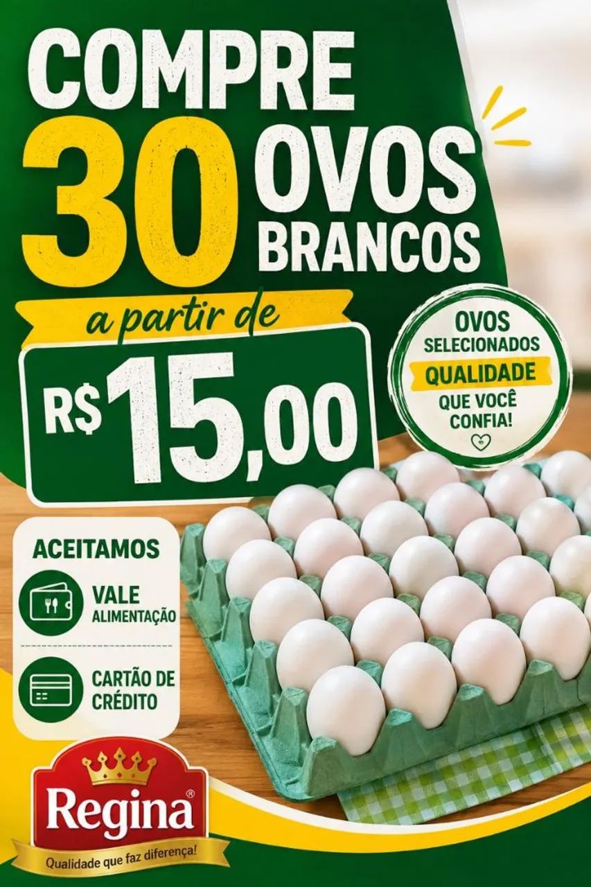 30 ovos médio bco 
